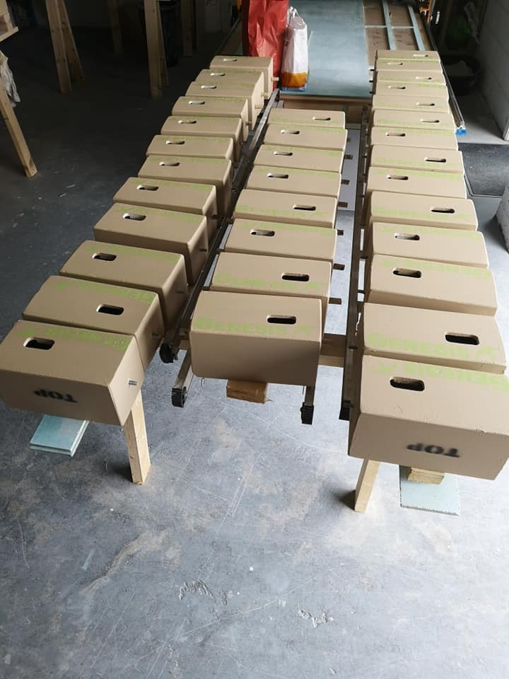 First 40 Genesis swift nest boxes made using our new CNC router - it makes life a lot easier!