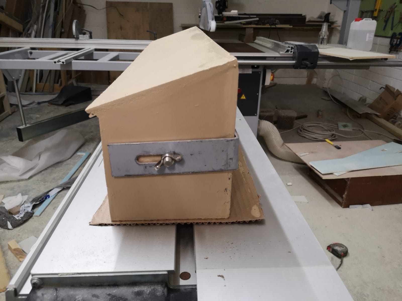 Side view of new Genesis anti-predator swift nest box.